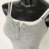 シルバーボタンアンサンブル風キャミソール | non-hedge  | 詳細画像17 