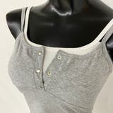 シルバーボタンアンサンブル風キャミソール | non-hedge  | 詳細画像18 