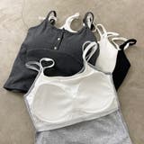 シルバーボタンアンサンブル風キャミソール | non-hedge  | 詳細画像24 