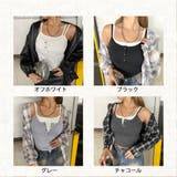 シルバーボタンアンサンブル風キャミソール | non-hedge  | 詳細画像30 