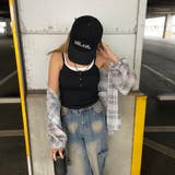 シルバーボタンアンサンブル風キャミソール | non-hedge  | 詳細画像6 