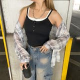 シルバーボタンアンサンブル風キャミソール | non-hedge  | 詳細画像7 