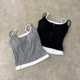 ボタンヘンリーアンサンブル風キャミソール | non-hedge  | 詳細画像21 