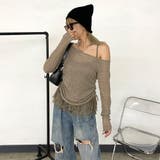 裾レースタンクトップ・透かしプルオーバーセット | non-hedge  | 詳細画像10 