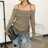 裾レースタンクトップ・透かしプルオーバーセット | non-hedge  | 詳細画像12 