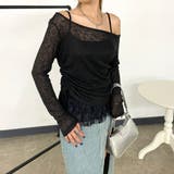 裾レースタンクトップ・透かしプルオーバーセット | non-hedge  | 詳細画像19 