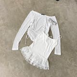 裾レースタンクトップ・透かしプルオーバーセット | non-hedge  | 詳細画像32 