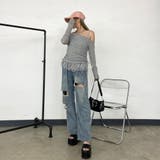 裾レースタンクトップ・透かしプルオーバーセット | non-hedge  | 詳細画像5 