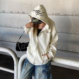 オフホワイト | フードロゴビッグパーカー | non-hedge 