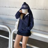 ネイビー | フードロゴビッグパーカー | non-hedge 