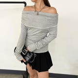 オフショルダーサイドドロストT | non-hedge  | 詳細画像13 