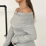 オフショルダーサイドドロストT | non-hedge  | 詳細画像15 