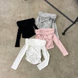 オフショルダーサイドドロストT | non-hedge  | 詳細画像30 