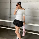 オフショルダーサイドドロストTシャツ | non-hedge | 詳細画像13