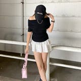 オフショルダーサイドドロストTシャツ | non-hedge | 詳細画像3