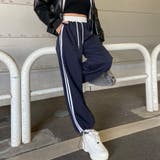 配色ラインカットパンツ | non-hedge  | 詳細画像1 