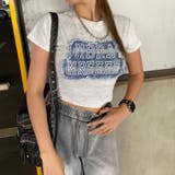 デニムロゴショートTシャツ | non-hedge  | 詳細画像1 