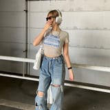 デニムロゴショートTシャツ | non-hedge  | 詳細画像9 