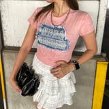 ピンク | デニムロゴショートTシャツ | non-hedge 