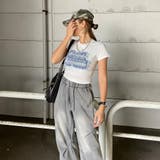 デニムロゴショートTシャツ | non-hedge  | 詳細画像3 