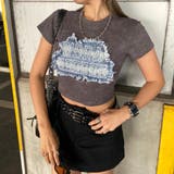 チャコール | デニムロゴショートTシャツ | non-hedge 