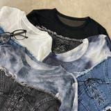 デニムスピンドルベアシアー切替トップス | non-hedge  | 詳細画像41 