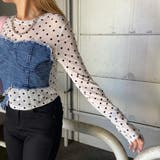 デニムベアイレギュラーヘムシアー切替トップス | non-hedge | 詳細画像11