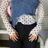 デニムベアイレギュラーヘムシアー切替トップス | non-hedge | 詳細画像12