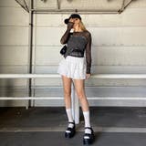 デニムベアイレギュラーヘムシアー切替トップス | non-hedge | 詳細画像13