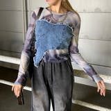 デニムベアイレギュラーヘムシアー切替トップス | non-hedge | 詳細画像26