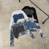 デニムベアイレギュラーヘムシアー切替トップス | non-hedge | 詳細画像29