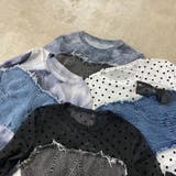 デニムベアイレギュラーヘムシアー切替トップス | non-hedge | 詳細画像30