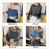 デニムベアイレギュラーヘムシアー切替トップス | non-hedge | 詳細画像34