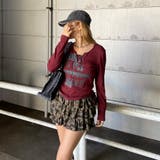 ロゴレースアップTシャツ | non-hedge  | 詳細画像14 