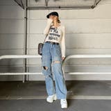 ロゴレースアップTシャツ | non-hedge  | 詳細画像20 