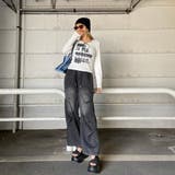 ロゴレースアップTシャツ | non-hedge  | 詳細画像6 