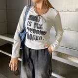 ロゴレースアップTシャツ | non-hedge  | 詳細画像8 