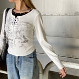 アンサンブル風レースアップTシャツ | non-hedge  | 詳細画像12 