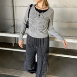 アンサンブル風レースアップTシャツ | non-hedge  | 詳細画像18 