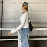 アンサンブル風レースアップTシャツ | non-hedge  | 詳細画像4 