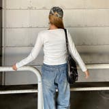 アンサンブル風レースアップTシャツ | non-hedge  | 詳細画像5 