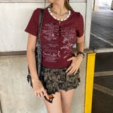 アンサンブル風ロゴレースアップTシャツ | non-hedge  | 詳細画像21 