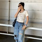 アンサンブル風ロゴレースアップTシャツ | non-hedge  | 詳細画像24 