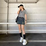 アンサンブル風ロゴレースアップTシャツ | non-hedge  | 詳細画像29 