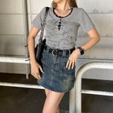 アンサンブル風ロゴレースアップTシャツ | non-hedge  | 詳細画像35 