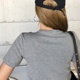 アンサンブル風ロゴレースアップTシャツ | non-hedge  | 詳細画像37 