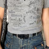 アンサンブル風ロゴレースアップTシャツ | non-hedge  | 詳細画像39 