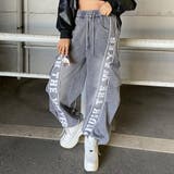 グレー | ブリーチラインロゴカットカーゴパンツ | non-hedge 