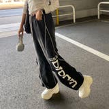 ブラック | ブリーチラインロゴカットパンツ | non-hedge 