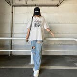 ロゴ転写ビッグTシャツ | non-hedge  | 詳細画像16 